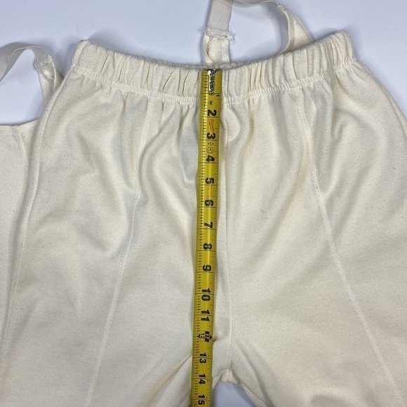 Vintage Jeremy Beau By Golden Touch Off White Stirrup Pants Size Large 80s - Picture 9 of 12